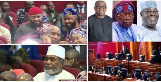 At the Presidential Election Petition Tribunal, Yul Edochie, Zack Orji, and others were spotted