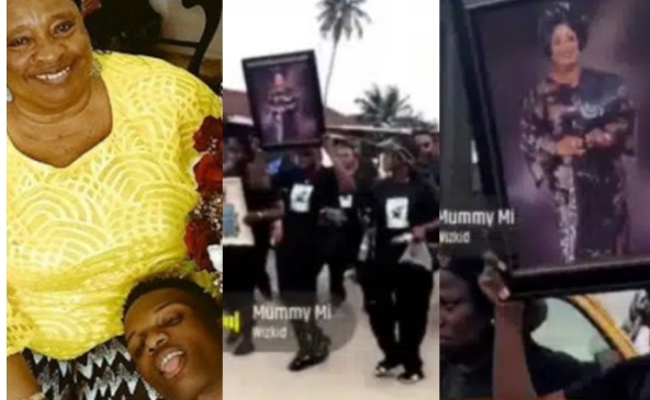 Fans organize procession in honour of Wizkid’s late mom