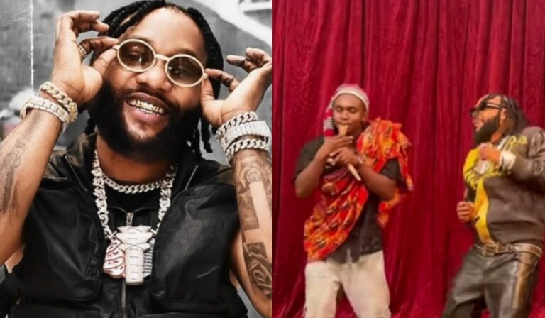 Kcee receives criticism for teaming up with a fresh flutist on his most recent track featuring Oxlade.