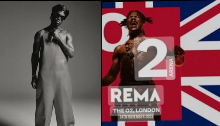 Rema becomes the fifth Nigerian artist to sell out the 02 Arena