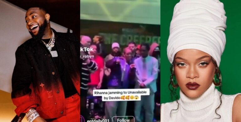 Davido reacts to video of Rihanna dancing to hit song Unavilable